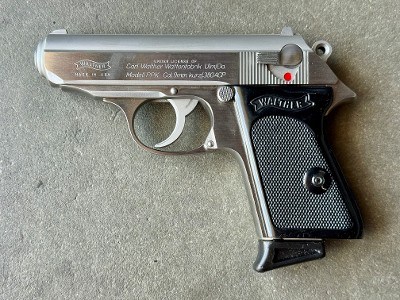 Walther PPK Stainless 380 ACP Interarms Original Box Excellent - Image 3 of 11