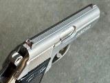 Walther PPK Stainless 380 ACP Interarms Original Box Excellent - Image 7 of 11