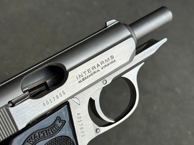 Walther PPK Stainless 380 ACP Interarms Original Box Excellent - Image 6 of 11