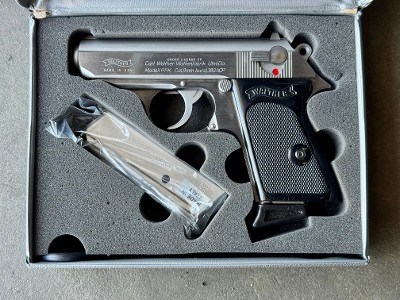 Walther PPK Stainless 380 ACP Interarms Original Box Excellent - Image 8 of 11