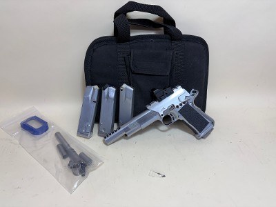 Custom Caspian 1911 Race Pistol – 9mm / .38 Super with Optic, Compensator, 4 Magazines & Extra Barrel - Image 1 of 9