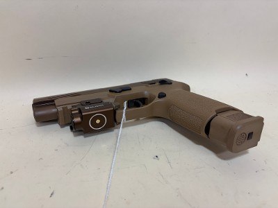 SIG Sauer P320 M17 9mm Coyote Pistol with Olight PL-Mini Valkyrie 2 - Image 2 of 6