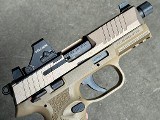 FN 502 Tactical FDE Threaded 22 LR Holosun HS407K +4 Mags & Original Box - 5 of 11
