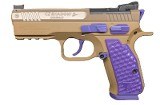 CZ Shadow 2 Compact 9mm PBJ Peanut Butter & Jelly Purple / Tan 91252-PBJ - Image 9 of 9