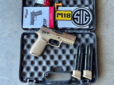 Sig Sauer M18 FDE 9mm 3.9