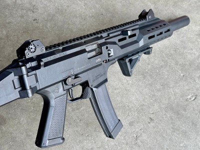 CZ USA Scorpion EVO 3 S1 Carbine Faux SilencerCo Suppressor 9mm +3 Mags - Image 4 of 11