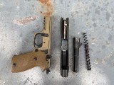 Sig Sauer P220 Combat Full Size CA Approved .45 ACP FDE/Black Nitron DA/SA with Case & 2 Mags - Image 1 of 9