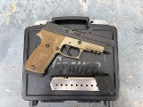 Sig Sauer P220 Combat Full Size CA Approved .45 ACP FDE/Black Nitron DA/SA with Case & 2 Mags - Image 4 of 9