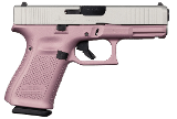 Glock 19 Gen 5 9mm Champagne Pink & Aluminum Silver 15 Round Capacity ACG-57024 - Image 1 of 1