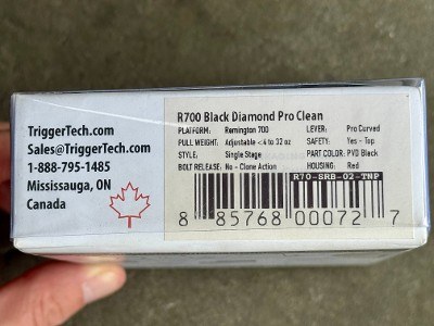 Triggertech Remington 700 Diamond Single-Stage Curved Stainless Trigger - Image 3 of 5