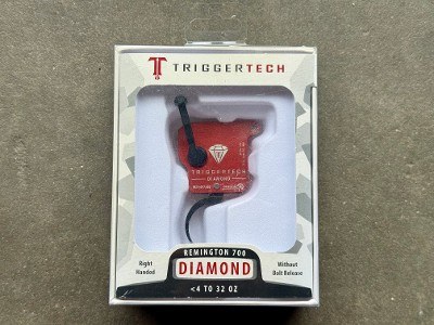Triggertech Remington 700 Diamond Single-Stage Curved Stainless Trigger - Image 1 of 5