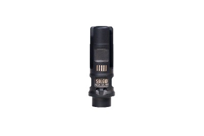Sons of Liberty Gun Works NOX9 5.56 9-Port Flash Hider / Surefire SOCOM War Comp Compatible, 1/2x28 - Image 1 of 9