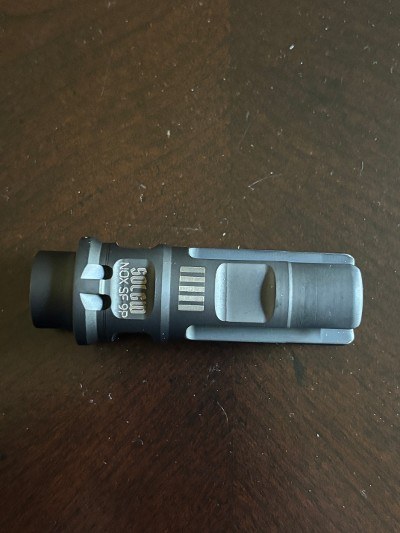 Sons of Liberty Gun Works NOX9 5.56 9-Port Flash Hider / Surefire SOCOM War Comp Compatible, 1/2x28 - Image 9 of 9