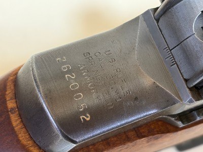 Springfield Armory U.S. M1 Garand .30-06 – WWII Receiver, SA 2-51 Barrel, Web Sling - Image 6 of 11