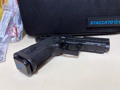 Staccato 2011 CS 3.5 Optic Ready 9mm – AL Frame, DLC/SS Bull Barrel, Excellent Condition - Image 3 of 7