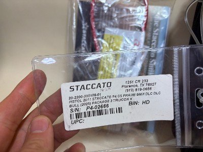 Staccato 2011 HD P4 9mm Premium Package – DLC Bull Barrel, CS Frame, Excellent Condition - Image 3 of 6