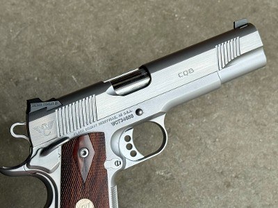 Wilson Combat CQB 1911 Stainless Full-Size 45 ACP 5