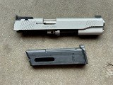 Kimber 1911 22 LR Conversion Kit Rimfire Target Slide Silver & Mag Original Case - Image 1 of 8