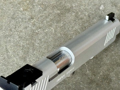 Kimber 1911 22 LR Conversion Kit Rimfire Target Slide Silver & Mag Original Case - Image 6 of 8