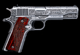 COLT 1911 GOVERNMENT 45 ACP SERIES 70 SAINT MICHAEL ENGRAVED RARE BRAND NEW - Image 1 of 2