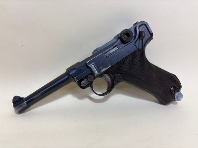 DWM 1916 P.08 Luger 9mm Military Model – 1920 Police Rework with Holster & Two Magazines - Image 2 of 17