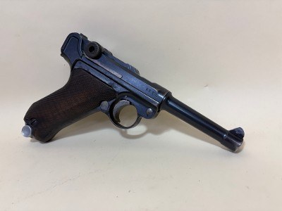 DWM 1916 P.08 Luger 9mm Military Model – 1920 Police Rework with Holster & Two Magazines - Image 11 of 17