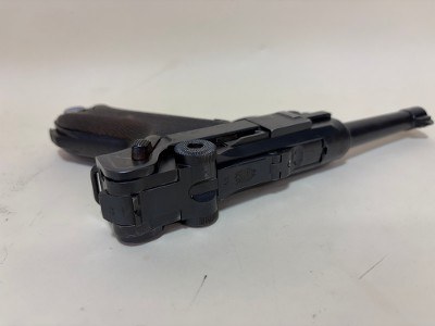 DWM 1916 P.08 Luger 9mm Military Model – 1920 Police Rework with Holster & Two Magazines - Image 7 of 17