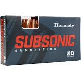 Hornady Subsonic 45-70 Govt Ammo 410 grain SUB-X Box of 20 Rounds 82742