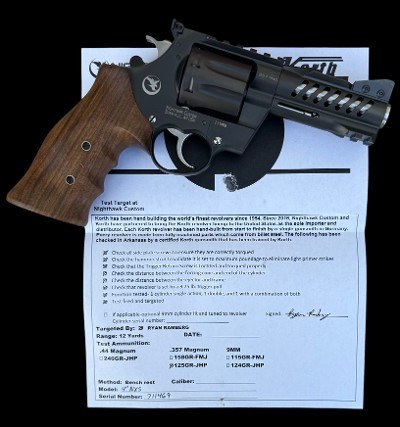 Nighthawk Custom Korth NXS 357 Mag 8 Shot 4