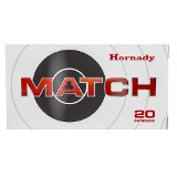 Hornady Match 22 Creedmoor Ammo 80 grain ELD Match Case of 200 Rounds 83411