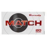 Hornady Match 22 Creedmoor Ammo 80 grain ELD Match Case of 200 Rounds 83411