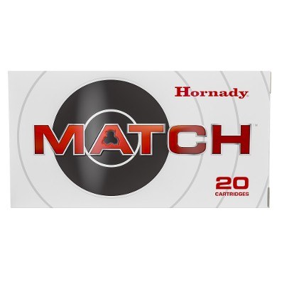 Hornady Match 22 Creedmoor Ammo 80 grain ELD Match Case of 200 Rounds 83411