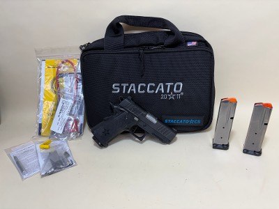 Staccato 2011 CS 3.5 Optic Ready 9mm – AL Frame, DLC/SS Bull Barrel, Excellent Condition - Image 1 of 7