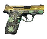 Smith & Wesson M&P Bodyguard 2.0 380 ACP Thumb Safety Shamrock & Gold 13926-LUCKY - Image 1 of 2
