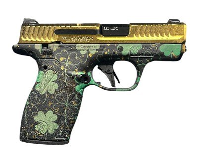 Smith & Wesson M&P Bodyguard 2.0 380 ACP Thumb Safety Shamrock & Gold 13926-LUCKY