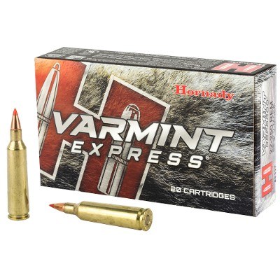 Hornady Varmint Express 22-250 Rem Ammo 55 grain V-MAX Box of 20 Rounds 8337 - Image 1 of 1