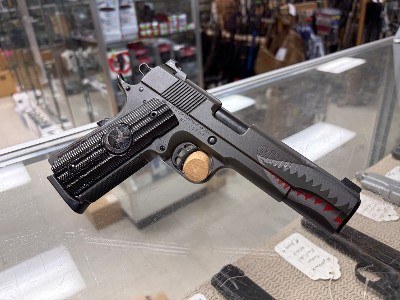 Nighthawk Custom GRP .45 ACP 1911 – Custom Shark-Mouth Black Nitride Finish - Image 4 of 5