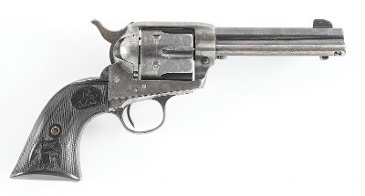 Colt Single Action Army 1st Generation .45 Colt Revolver – 1912, Factory Letter, 4 3/4