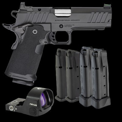 Springfield Prodigy 9mm W/ Viridian RFX25 Green Dot 4.25