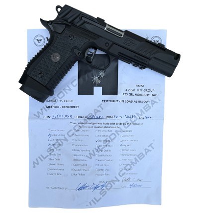 Wilson Combat Project 1 Division 77 9mm Comp Black 18 Round Capacity P1-D77-FS-9-BLK - Image 3 of 3