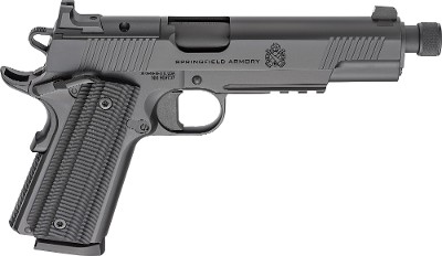 Springfield 1911 Operator 45 ACP Optics Ready AOS Blackout Threaded Barrel POT9240AOS - Image 1 of 1