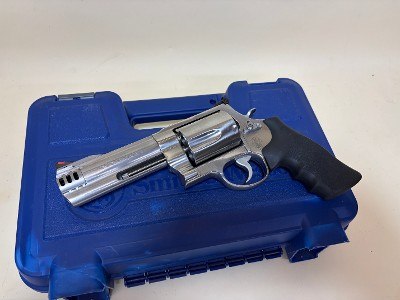 Smith & Wesson 460 XVR Magnum Revolver – Stainless, Compensated Barrel & Blue S&W Case - Image 2 of 11