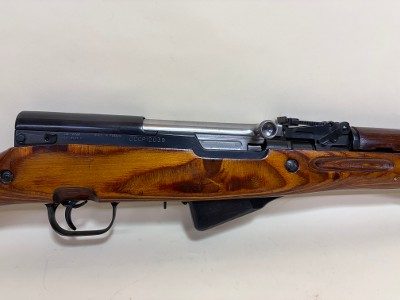 Russian Izhevsk SKS-45 1954r 7.62x39 – Matching Numbers, Blade Bayonet, Excellent Wood - Image 1 of 19