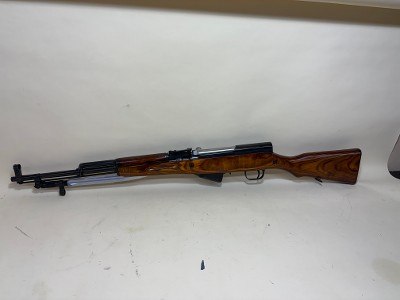 Russian Izhevsk SKS-45 1954r 7.62x39 – Matching Numbers, Blade Bayonet, Excellent Wood - Image 9 of 19