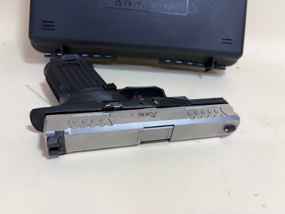 BUL Armory AXE C Cleaver Compact 9mm – 15-Round, Black/Silver, Factory Case Included - Image 5 of 7