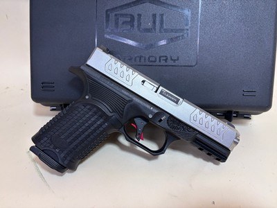 BUL Armory AXE C Cleaver Compact 9mm – 15-Round, Black/Silver, Factory Case Included - Image 6 of 7