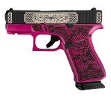Glock 43X 9mm MOS Optics Ready Glocks & Lace Black Cherry Rose Engraved 15 Round Capacity UX4350204NR15ORGLBC - Image 2 of 2