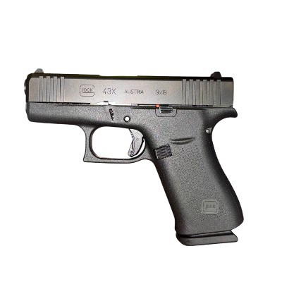 USED Glock 43X 9mm Compact Slimline Pistol – PX4350201, Case & 2 Magazines - Image 1 of 2