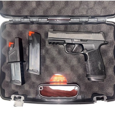 USED SIG Sauer P365 X-Macro TACOPS 9mm – Optics Ready, X-Ray3 Sights, Magwell & 17-Round Magazines - Image 1 of 7
