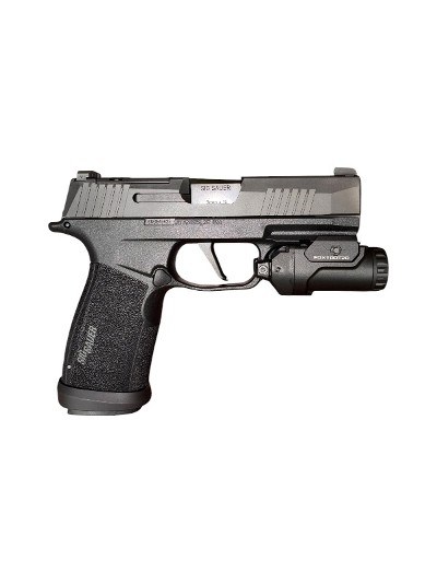 USED SIG Sauer P365 X-Macro TACOPS TACPAC 9mm – Optics Ready, X-Ray3 Sights, Magwell, FOXTROT Light & 3 Magazines - Image 3 of 7